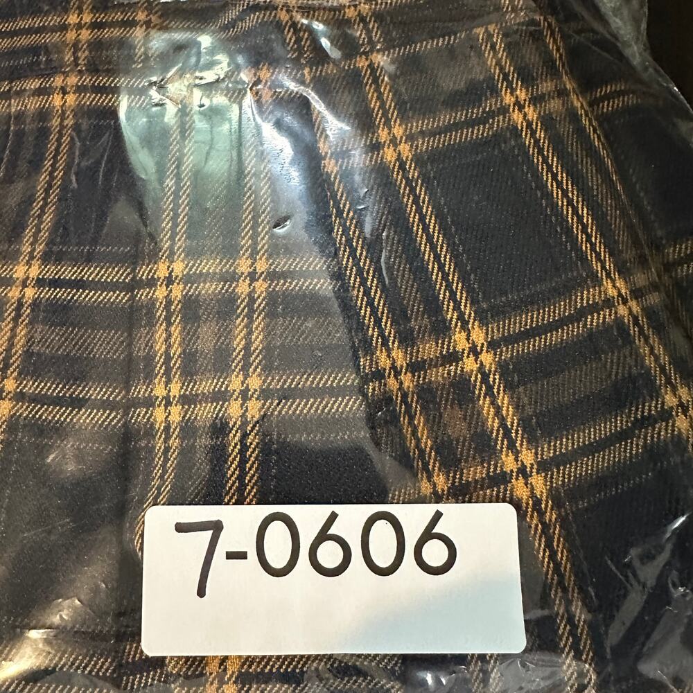 Full Tilt Plaid Pleated Mini Skirt XS Black Yellow Preppy Schoolgirl Academia - Picture 8 of 8